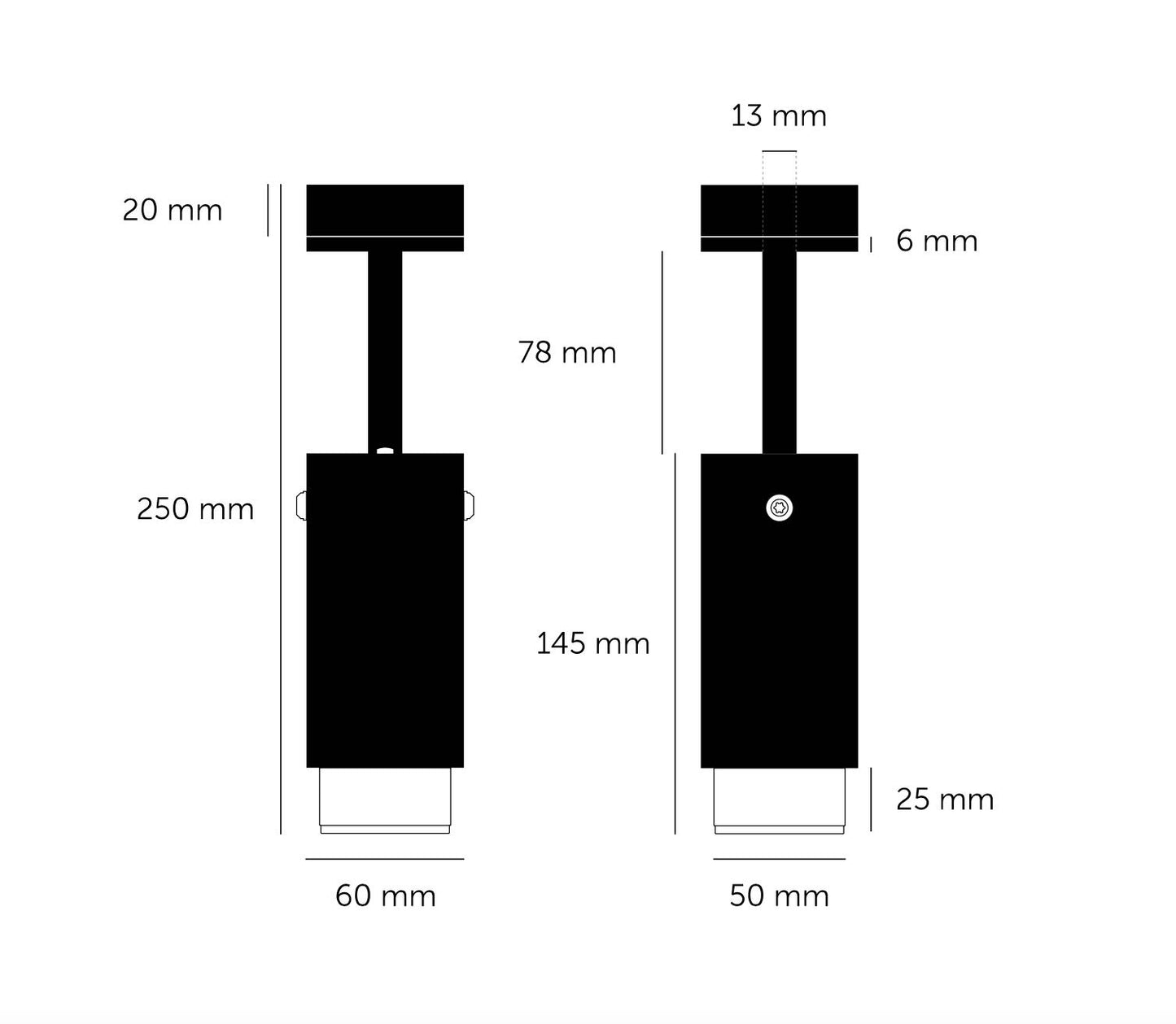 Projecteur d'échappement Buster + Punch en graphite