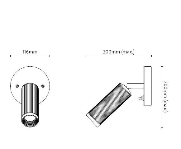 Applique murale J. Adams & Co.