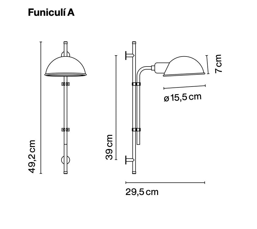 Applique murale Marset Funiculí