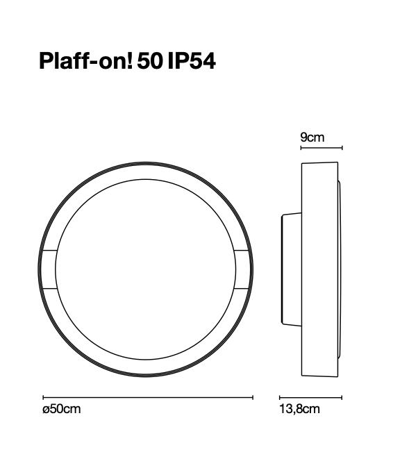 Marset Plaff-on ! Plafonnier/applique murale