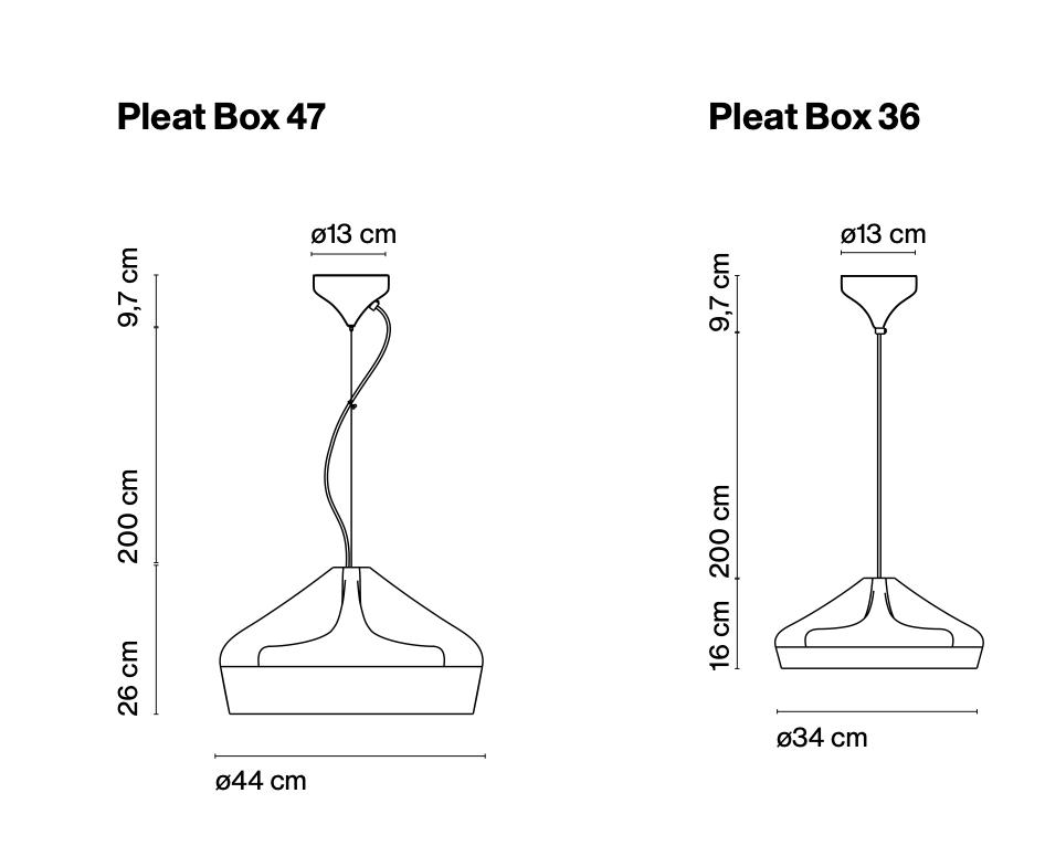 Suspension Marset à plis