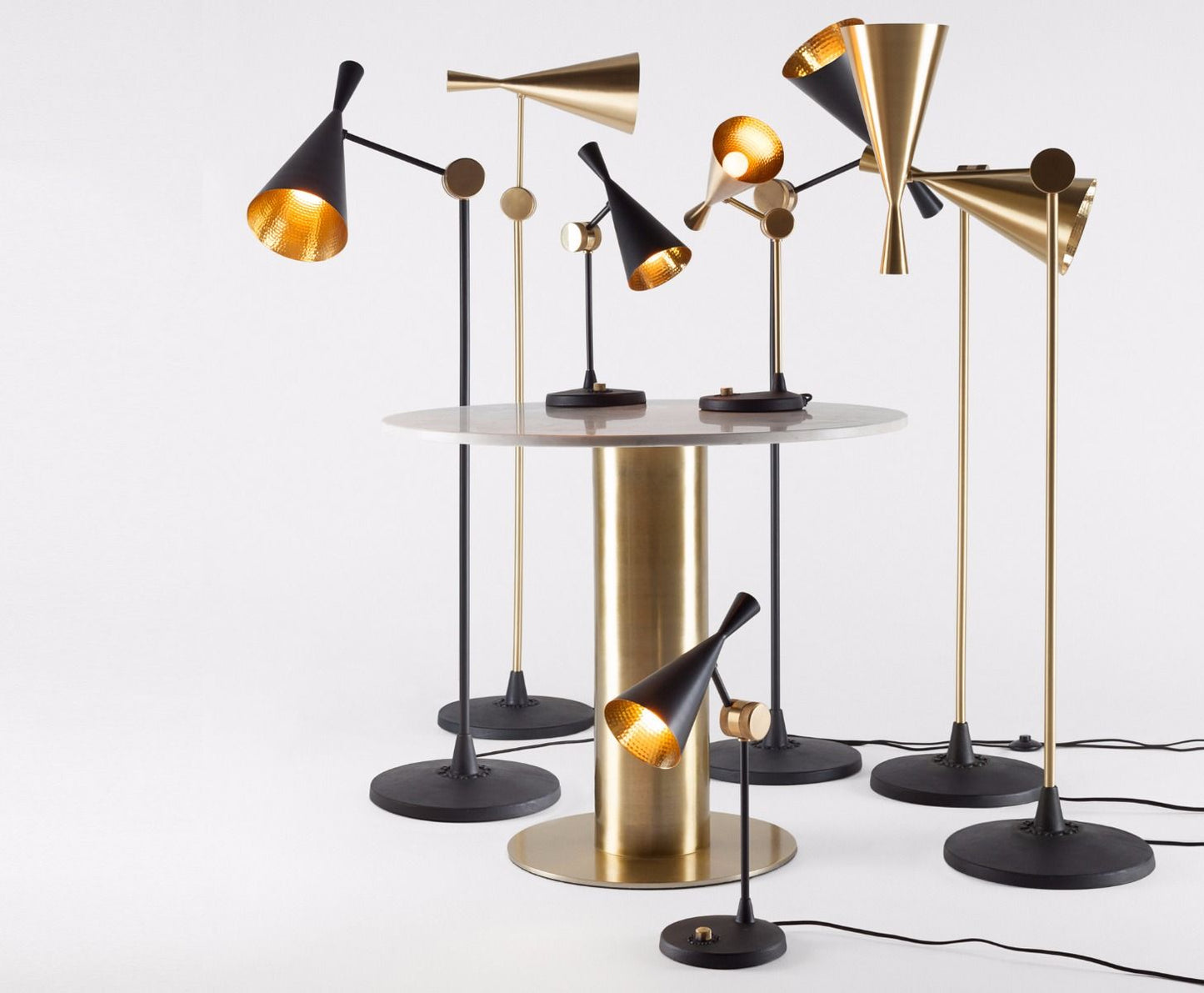 Lampe de table Tom Dixon Beat noire