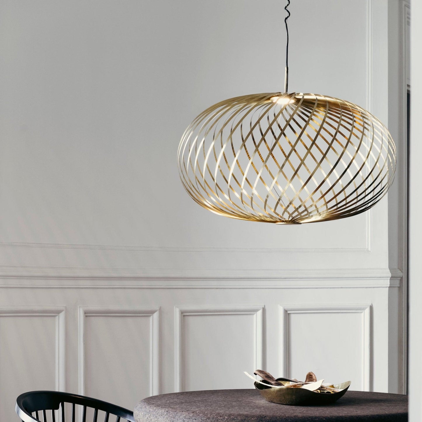 Suspension Tom Dixon Spring en laiton