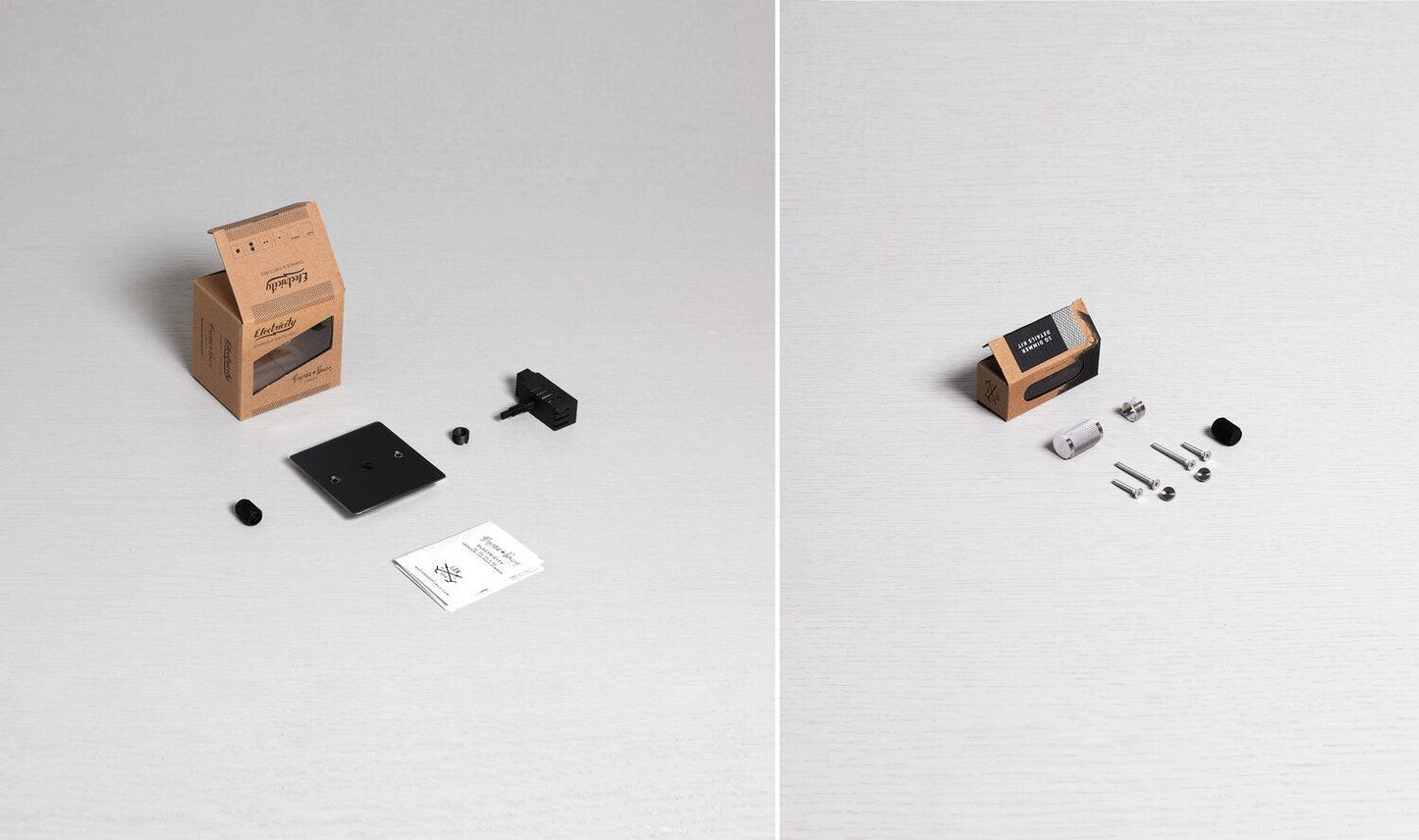 Interrupteur variateur noir Buster + Punch 1G