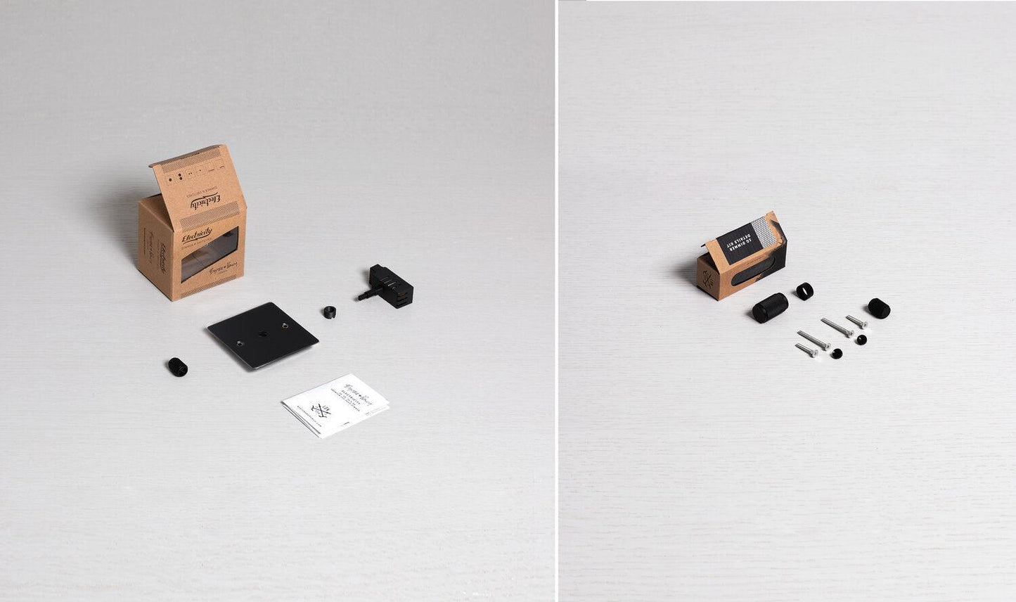 Interrupteur variateur noir Buster + Punch 1G