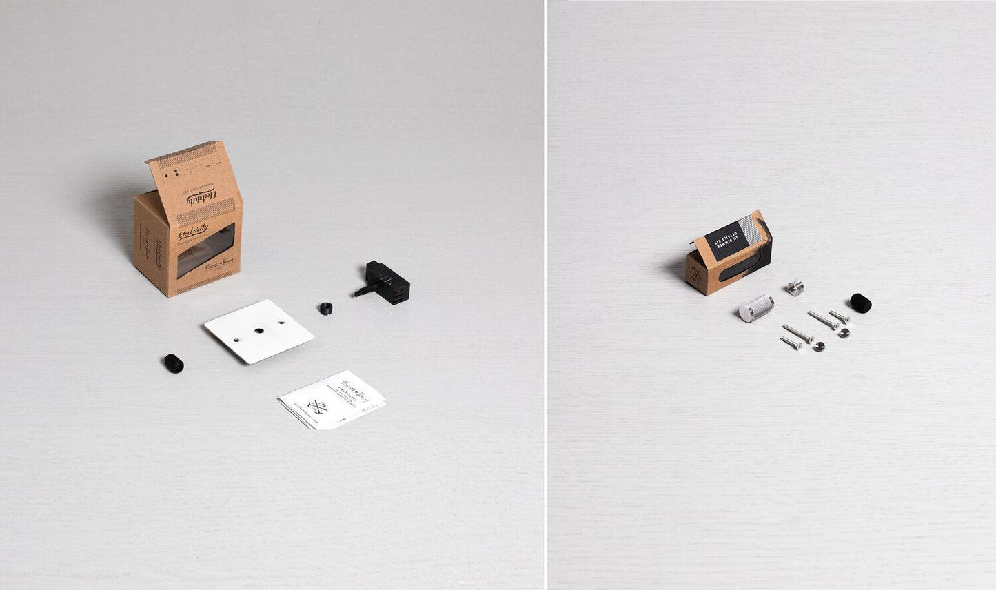 Interrupteur variateur blanc Buster + Punch 1G