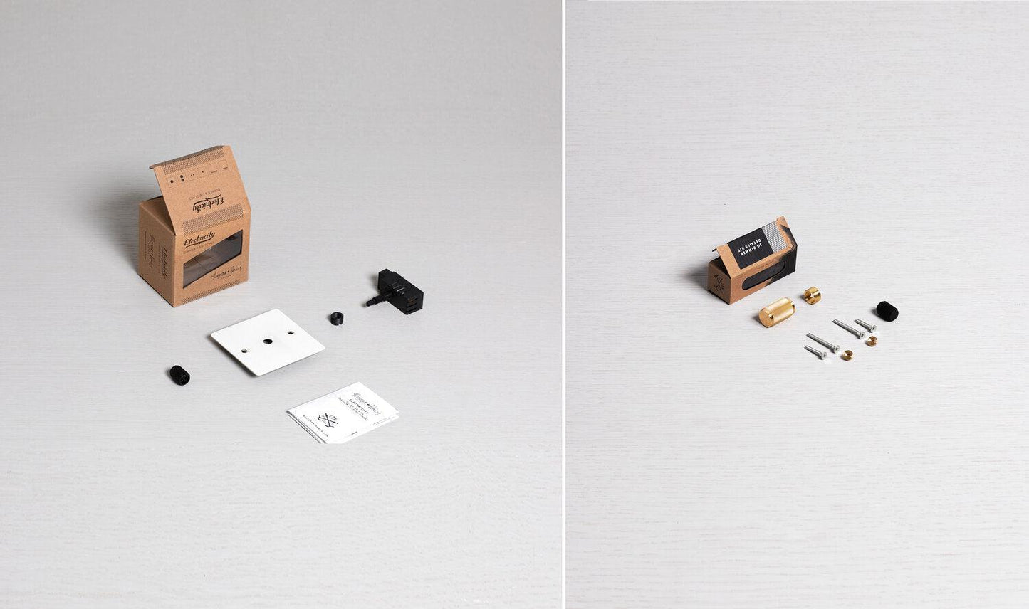 Interrupteur variateur blanc Buster + Punch 1G