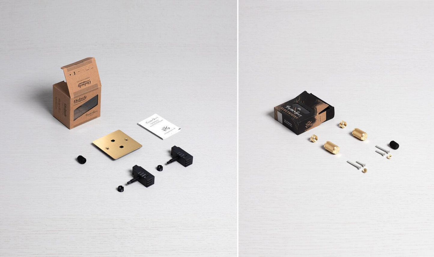 Interrupteur variateur en laiton Buster + Punch 2G 