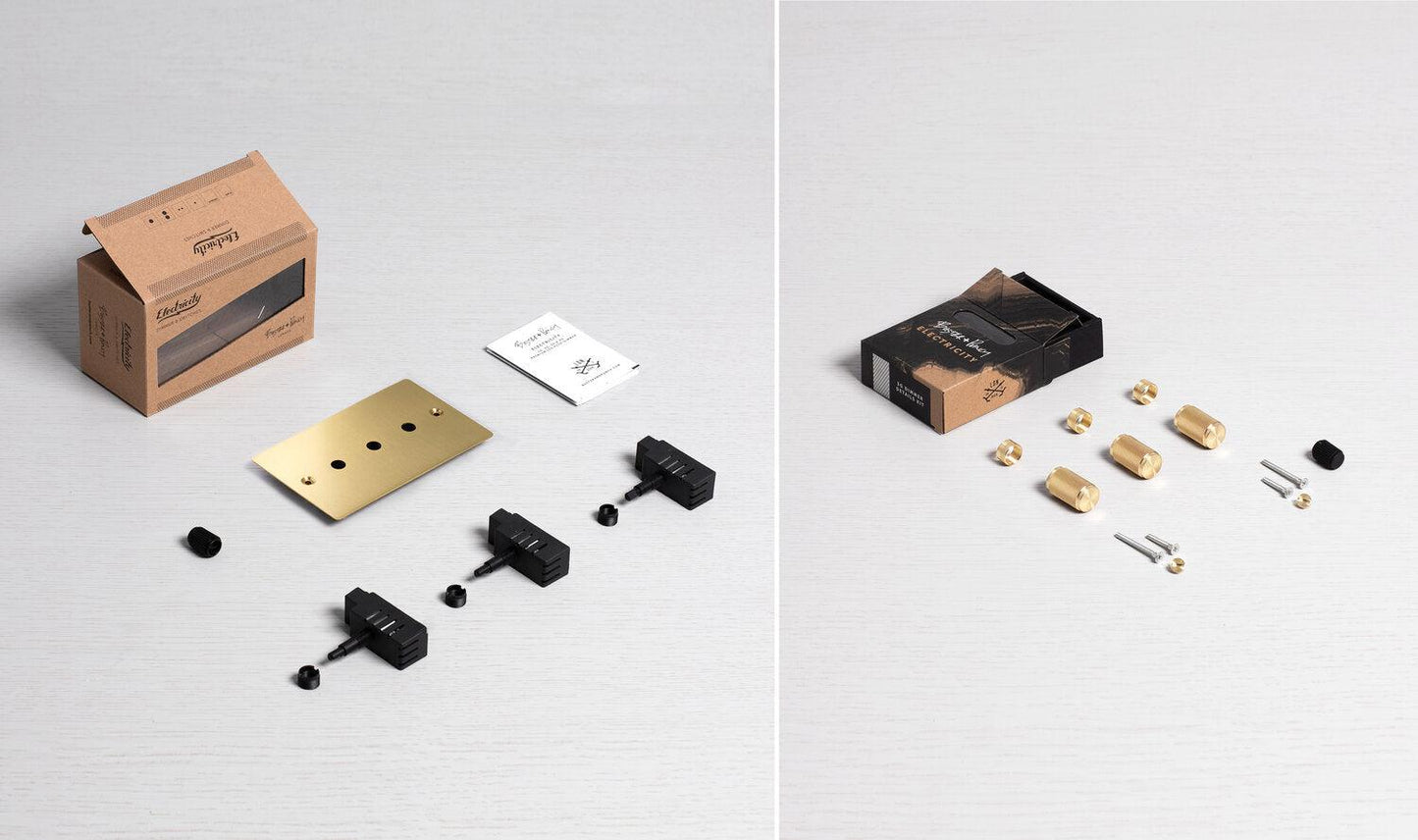 Interrupteur variateur en laiton Buster + Punch 3G