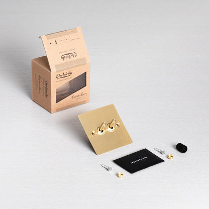 Interrupteur à bascule Buster + Punch en laiton 2G