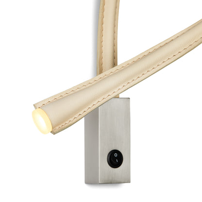 Applique murale en cuir flexible Contardi