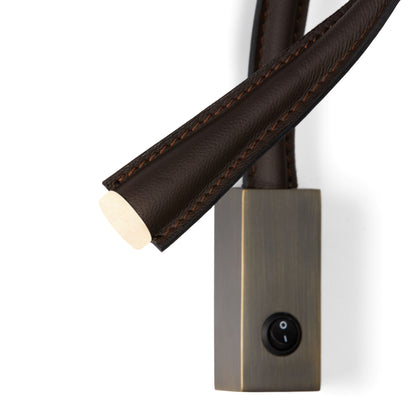 Applique murale en cuir flexible Contardi