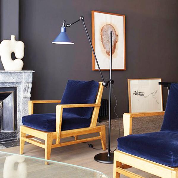 Lampe sur pied DCW Editions Lampe Gras n° 215, abat-jour conique