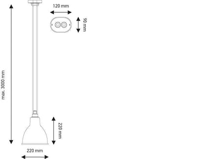 DCW Editions Les Acrobates De Gras No. 322 Suspension Taille L
