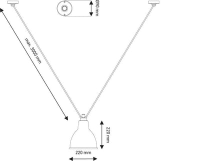 DCW Editions Les Acrobates De Gras No. 323 Suspension Taille L