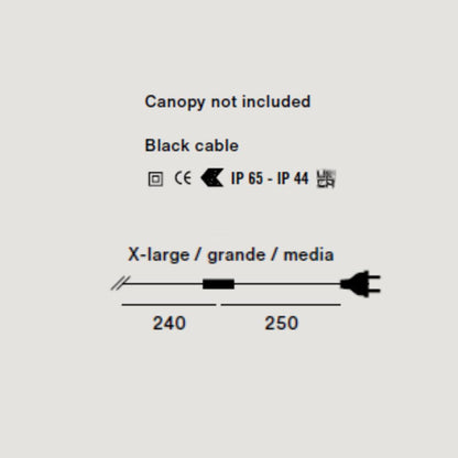 Suspension d'extérieur Foscarini Gregg