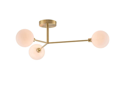 Plafonnier encastré à 3 lumières Houseof Brass