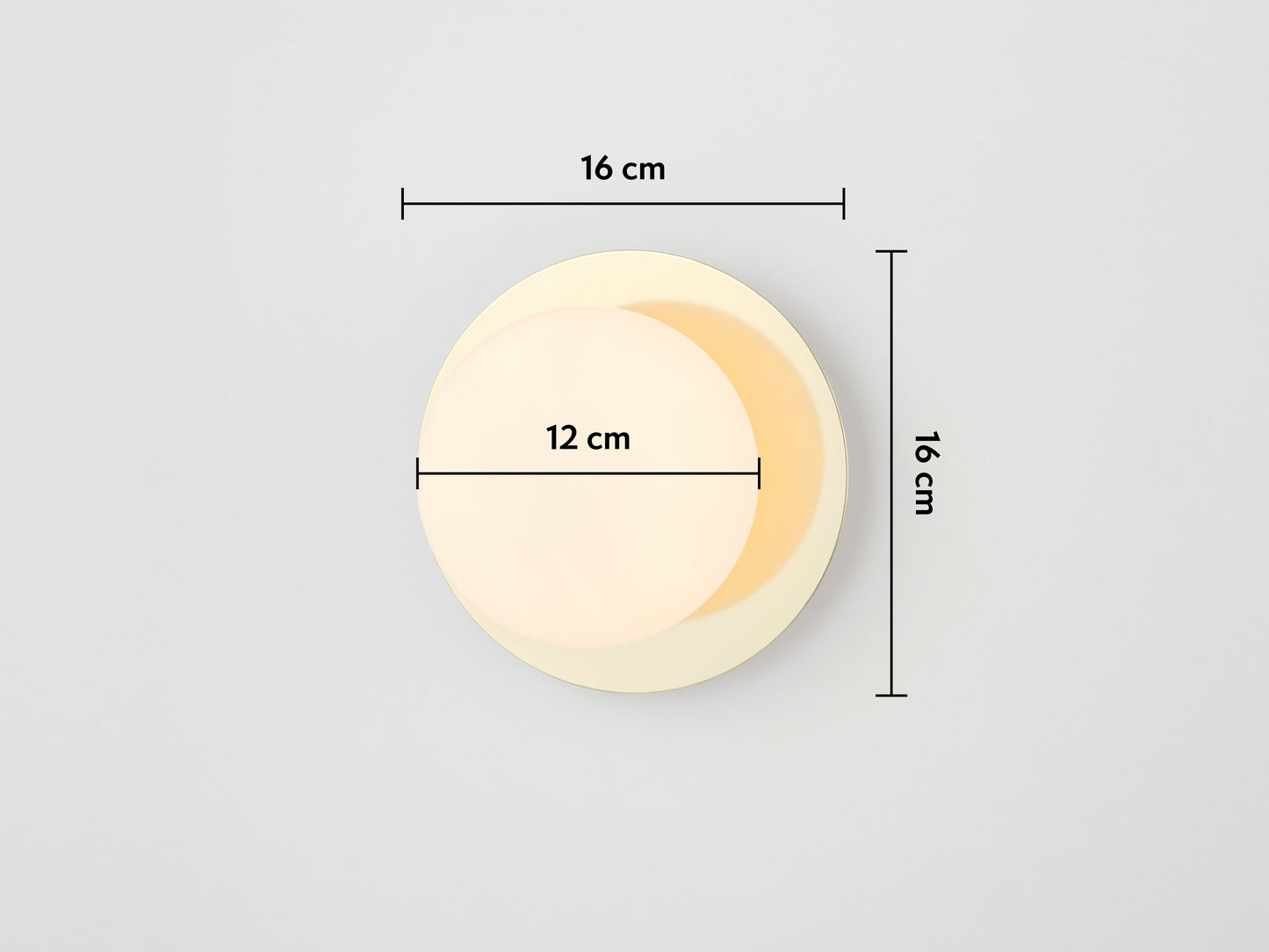 Applique murale Houseof Brass à disque d'opale