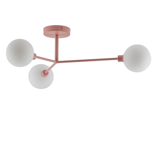 Plafonnier encastré à 3 lumières Houseof Pink