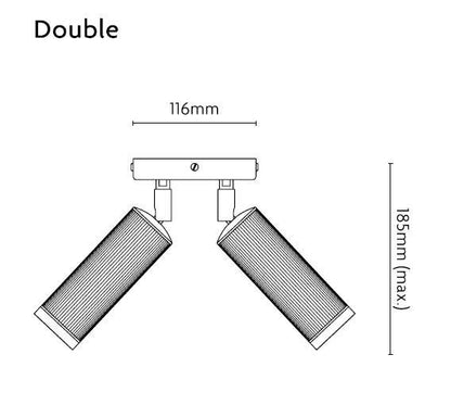 Plafonnier spot J. Adams &amp; Co