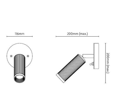 Applique murale J. Adams &amp; Co.