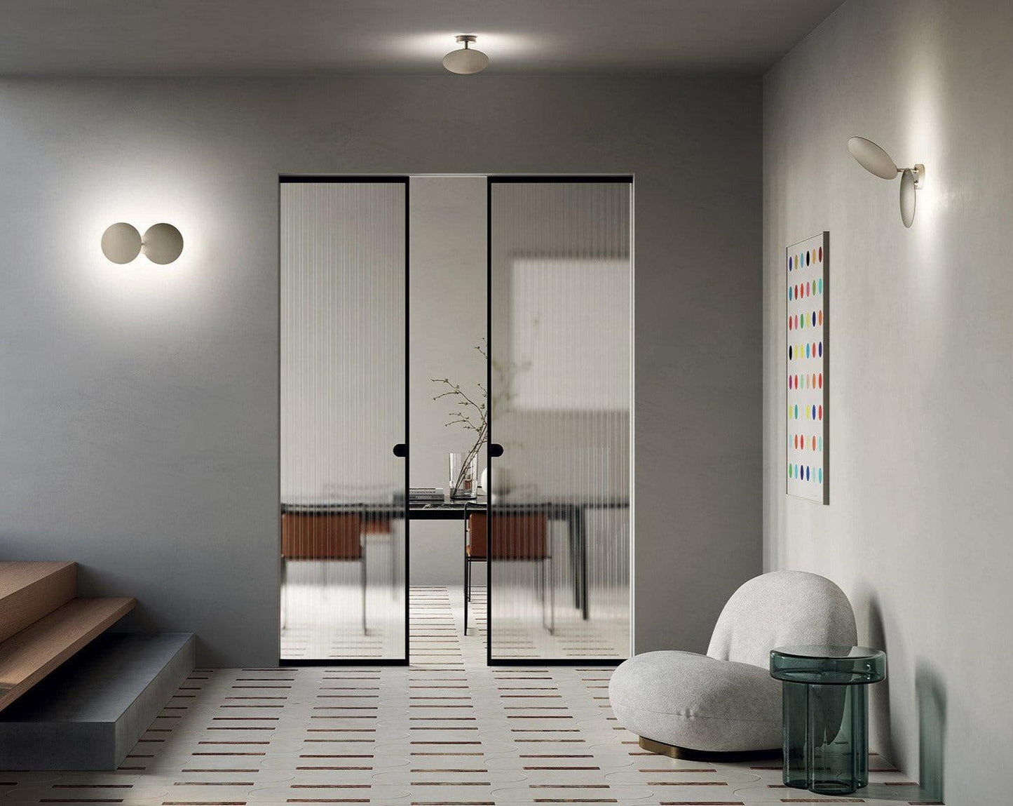 Plafonnier/applique murale rond Lodes Puzzle