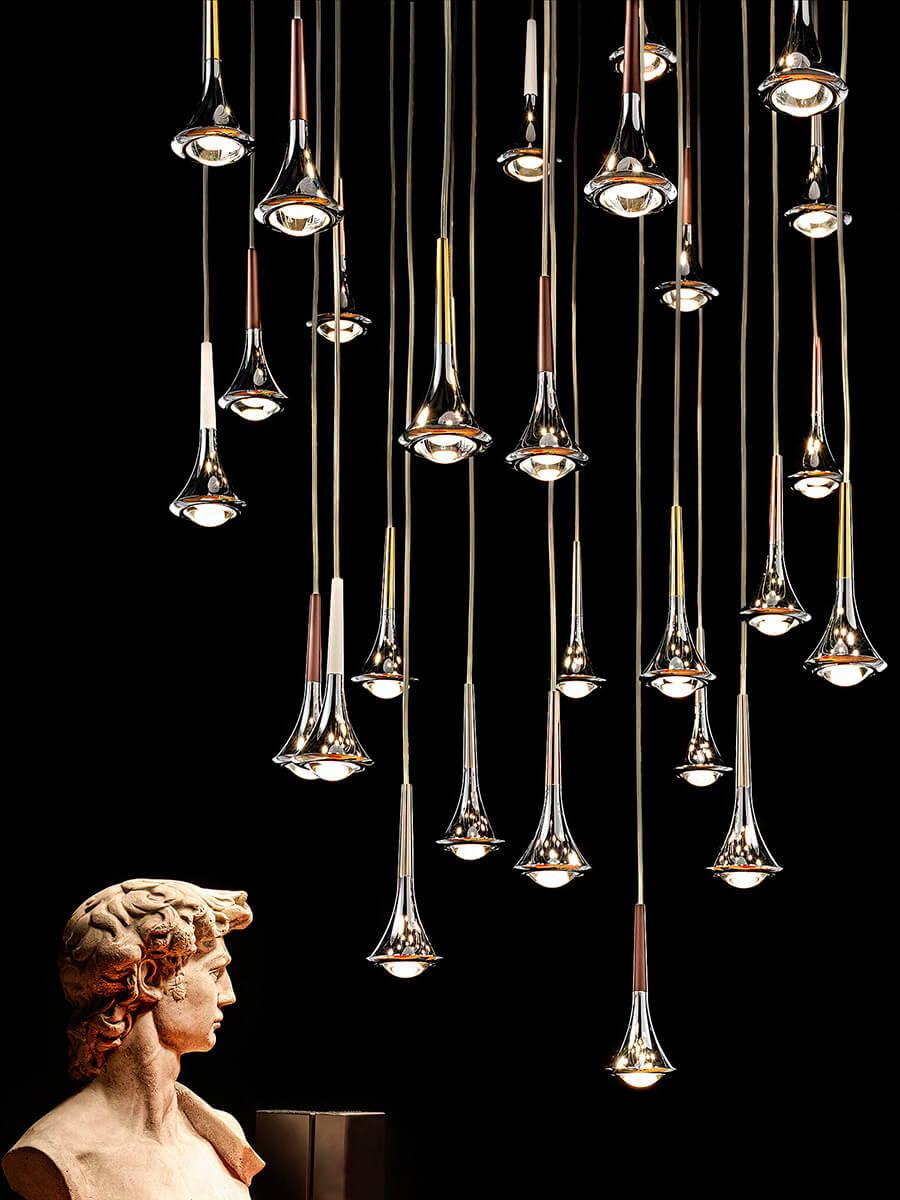 Suspension lumineuse Lodes Rain