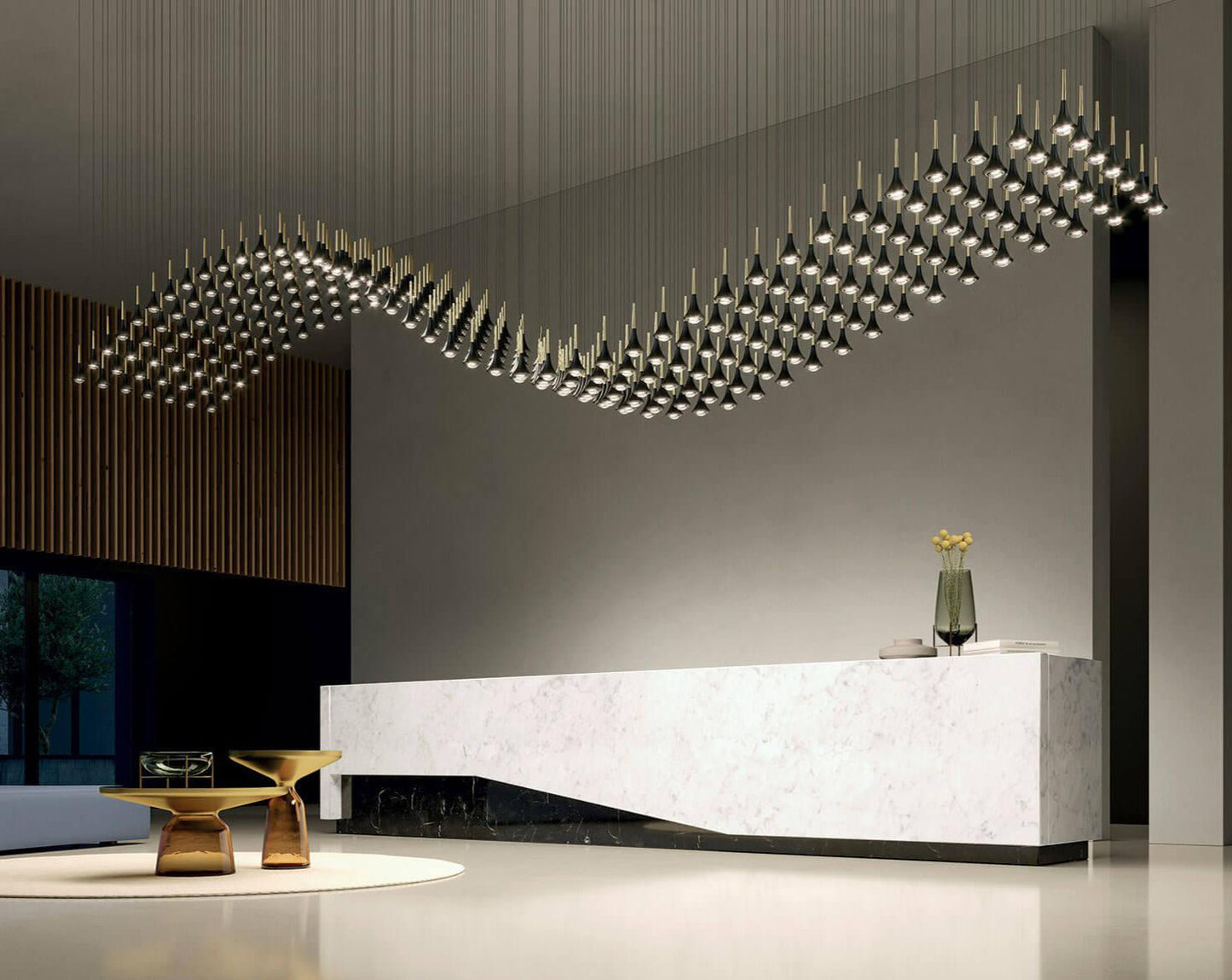 Suspension lumineuse Lodes Rain