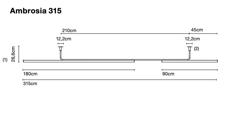 Plafonnier Marset Ambrosia