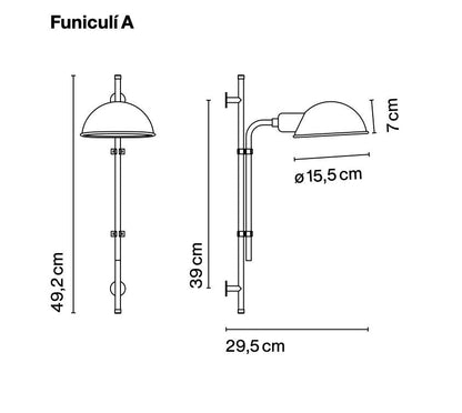 Applique murale Marset Funiculí