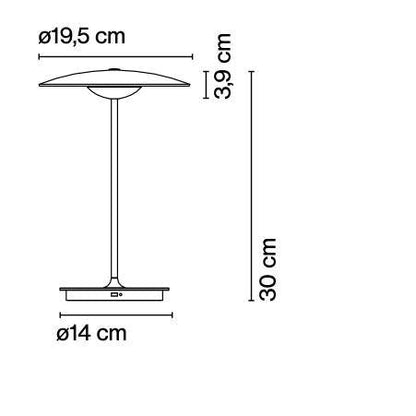 Lampe de table portable Marset Ginger