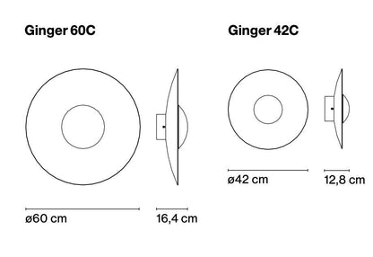 Applique/plafonnier Marset Ginger