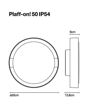 Marset Plaff-on ! Plafonnier/applique murale