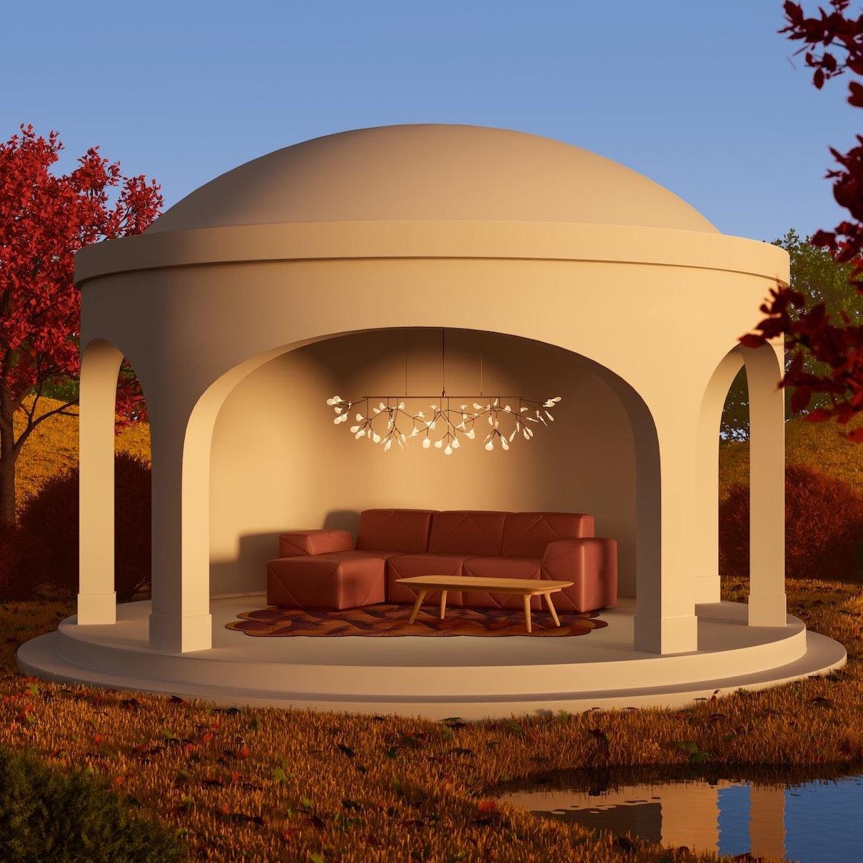 Suspension lumineuse linéaire Moooi Heracleum III