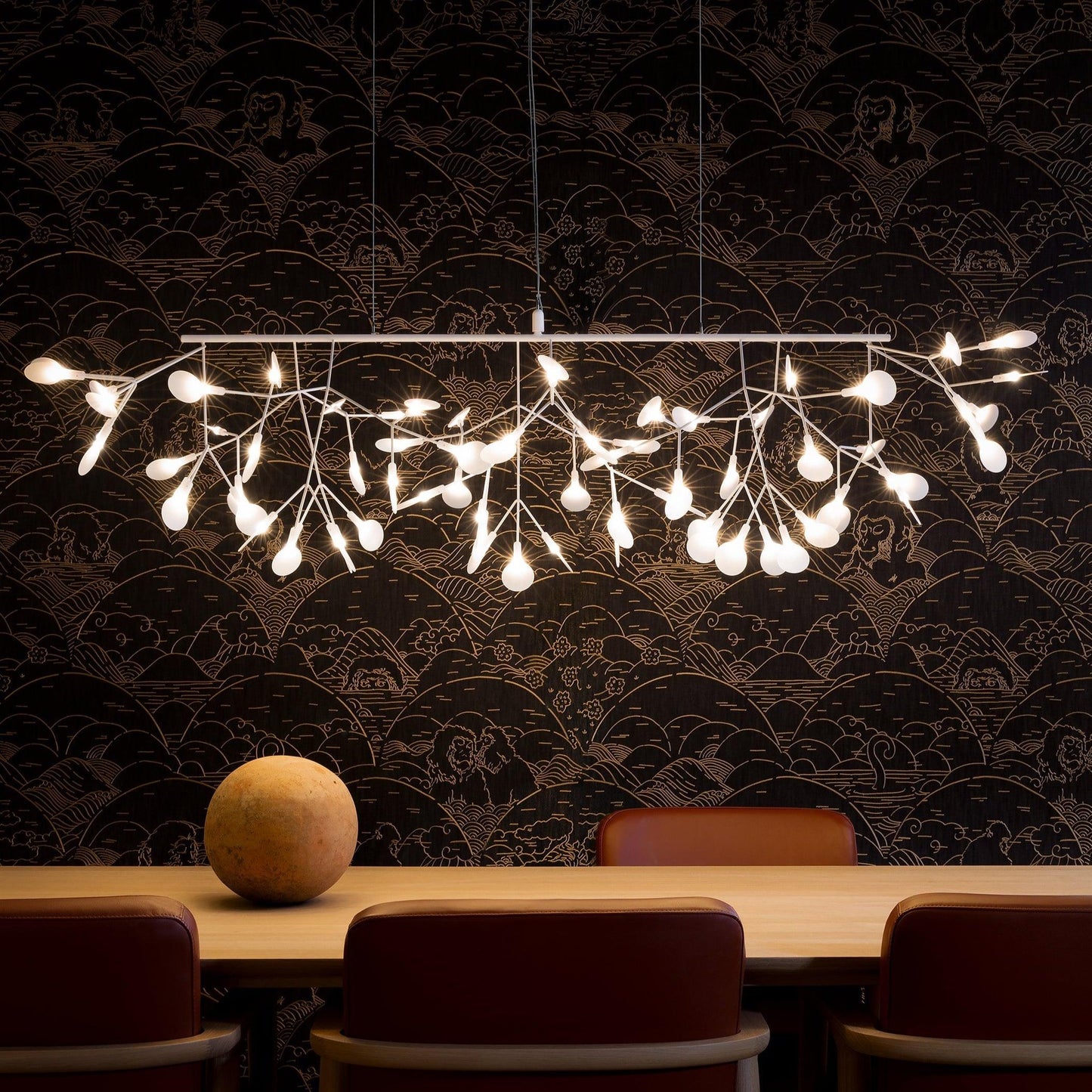 Suspension lumineuse linéaire Moooi Heracleum III