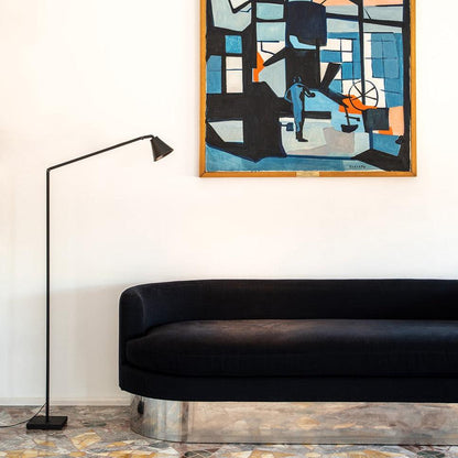 Lampadaire Nemo sans titre en forme de cône de lecture