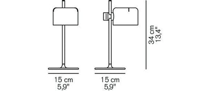 Lampe de table Oluce Mini Coupé