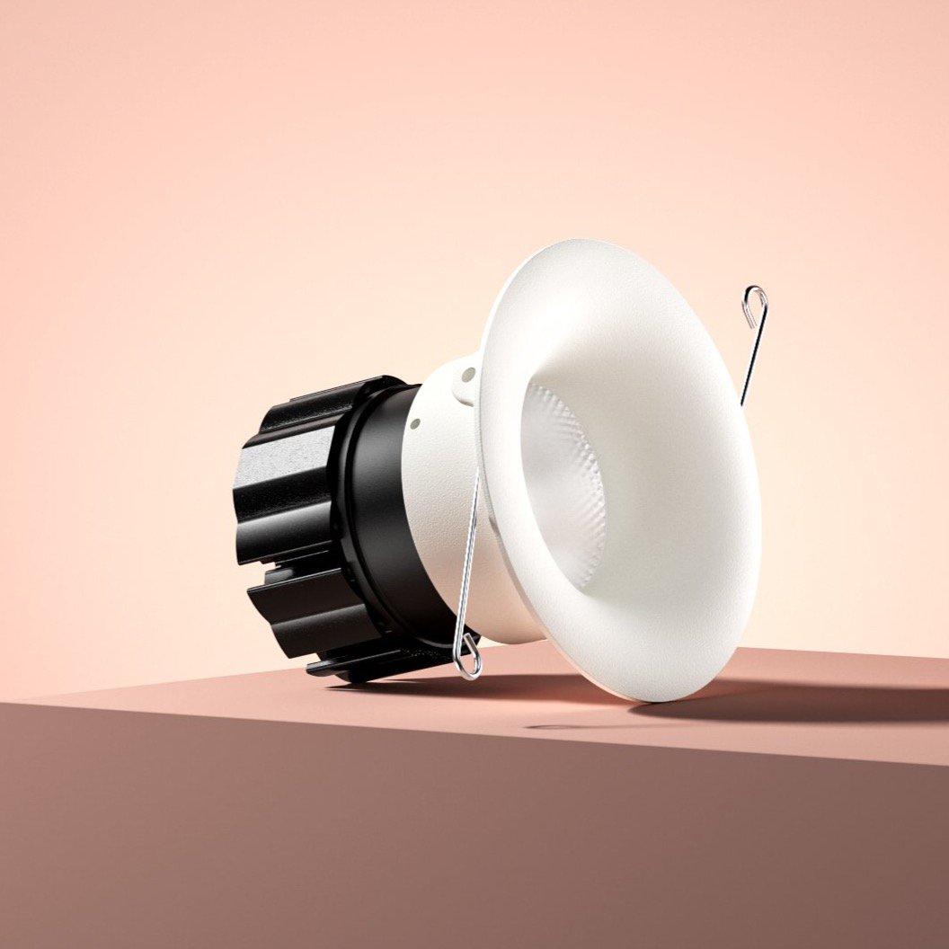 Spot encastré fixe incurvé Orluna
