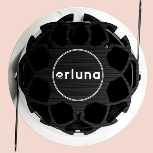 Spot encastré fixe incurvé Orluna