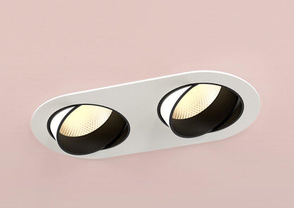 Spot encastré double Orluna Dino