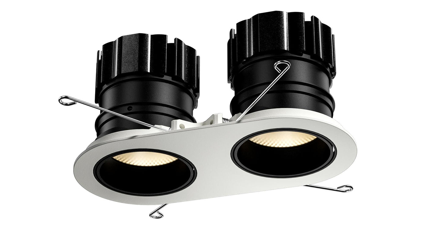 Spot encastré double Orluna Dino