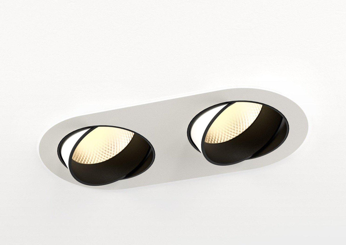 Spot encastré double Orluna Dino