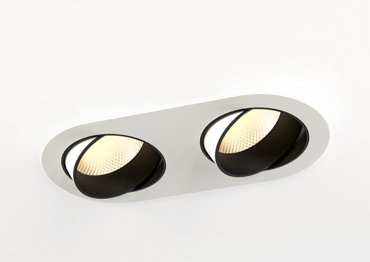 Spot encastré double Orluna Dino