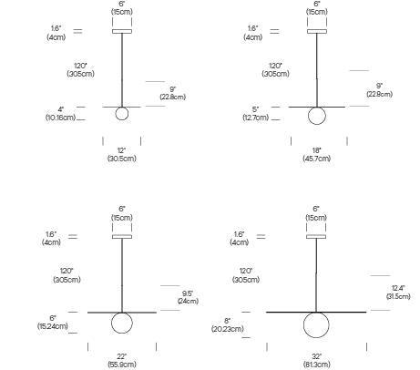 Suspension Bola Disc de Pablo Designs