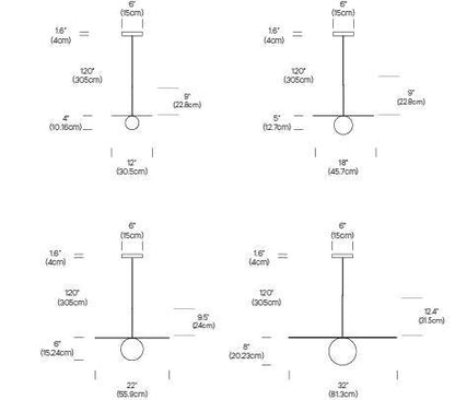 Suspension Bola Disc de Pablo Designs
