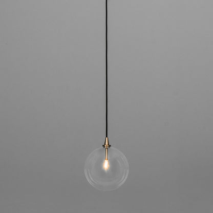 Suspension globe en verre Schwung
