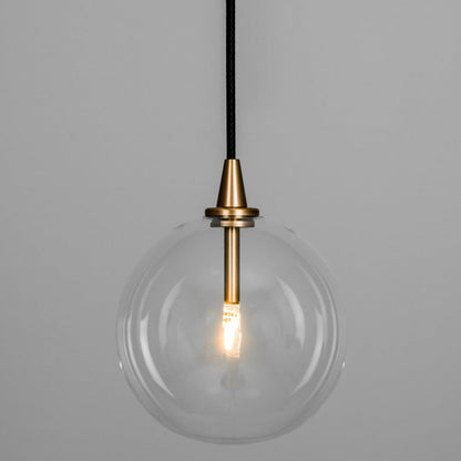 Suspension globe en verre Schwung
