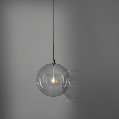 Suspension globe en verre Schwung