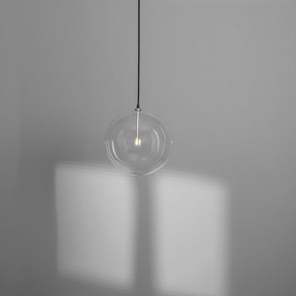 Suspension globe en verre Schwung