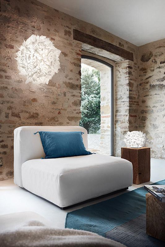 Plafonnier/applique murale Slamp Veli Foliage